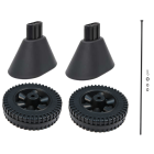 Wheel & Cart Leg End Cap Kit #MCKIT-00154